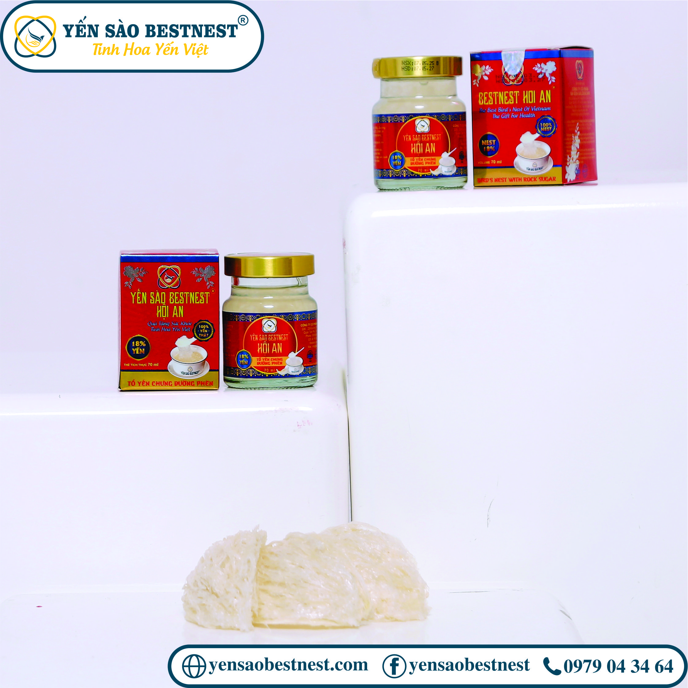 Pháp Dương Hiển Nước Yến Salanest Chưng Đường Phèn Cao Cấp 30% Yến - Vstyle.vn